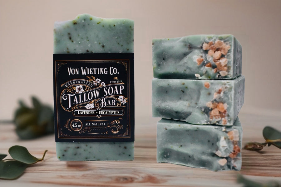 Lavender + Eucalyptus Tallow Soap