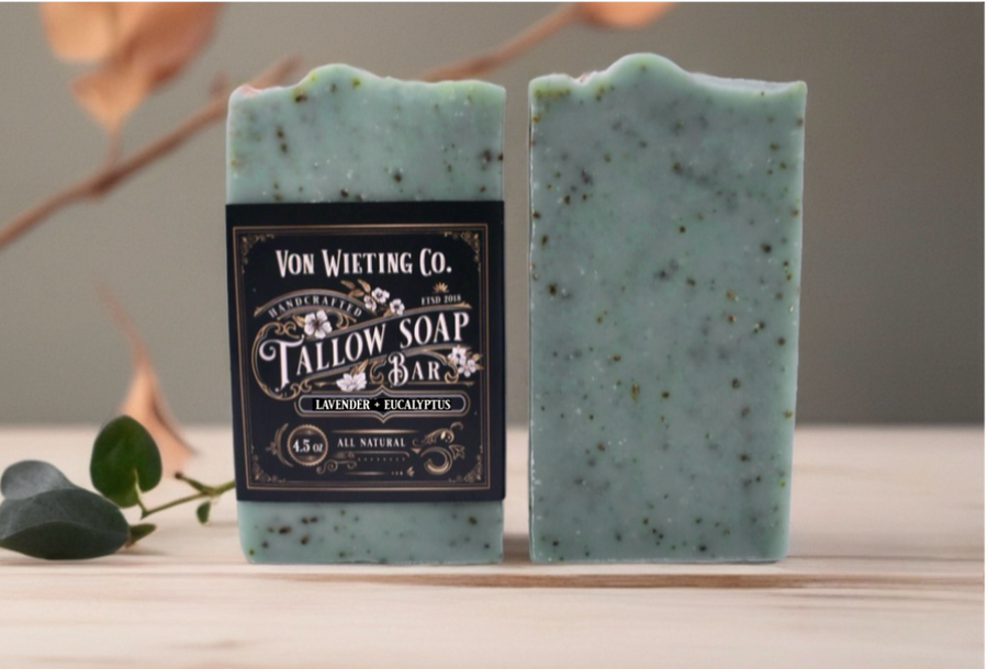Lavender + Eucalyptus Tallow Soap