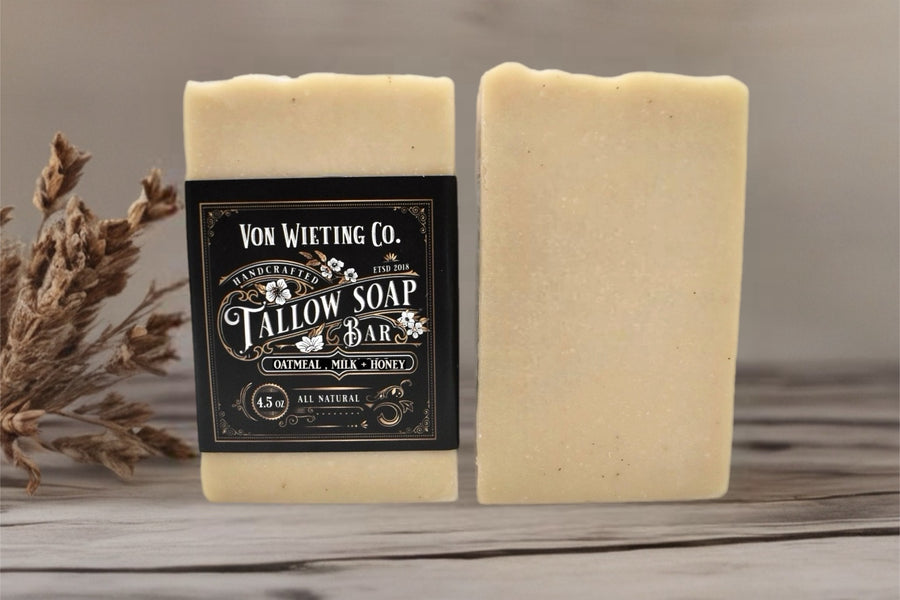 Oatmeal + Milk & Honey Tallow Soap