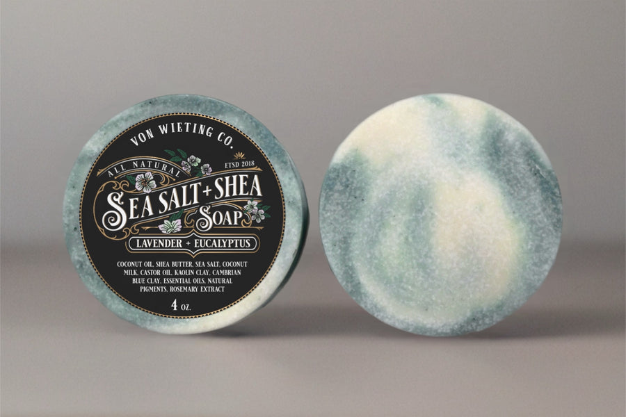 Lavender + Eucalyptus Sea Salt Soap