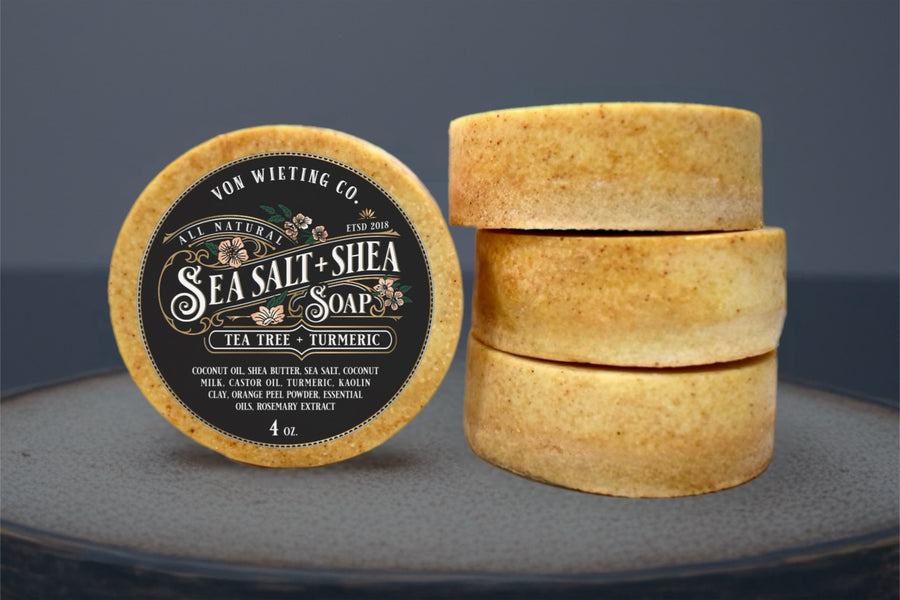 Tea Tree + Turmeric Sea Salt Soap