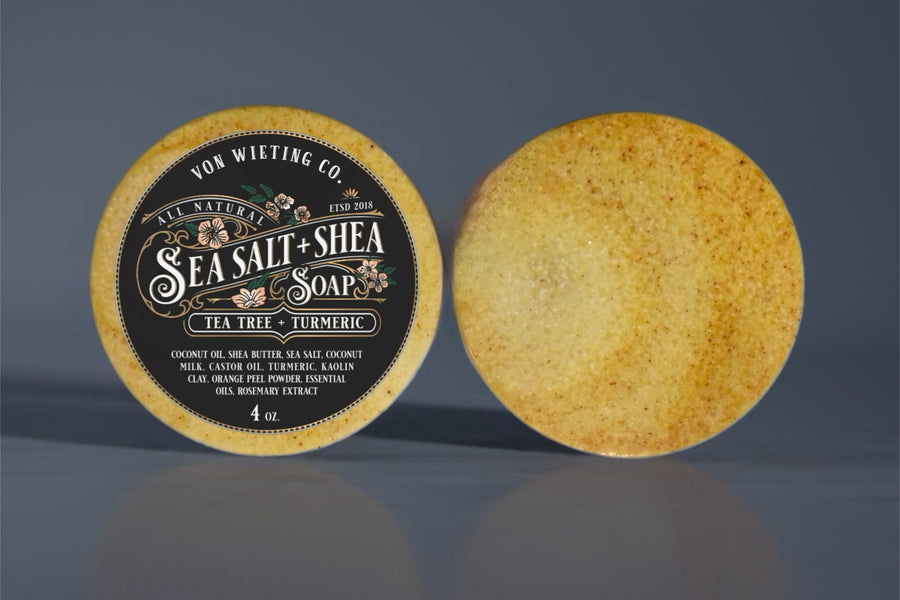 Tea Tree + Turmeric Sea Salt Soap