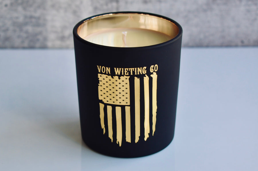 7 oz. Matte Black Flag