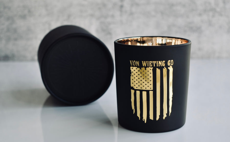 7 oz. Matte Black Flag