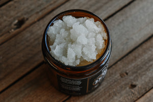 Patchouli + Peppermint Sea Salt Scrub