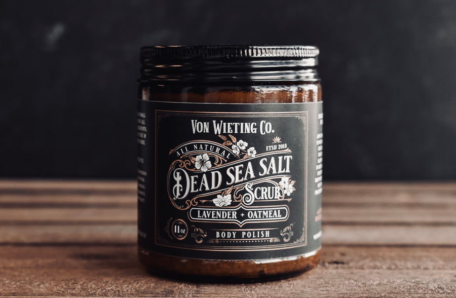 Lavender + Oatmeal Sea Salt Scrub
