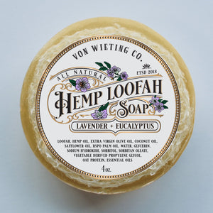 Lavender Eucalyptus Loofah Soap