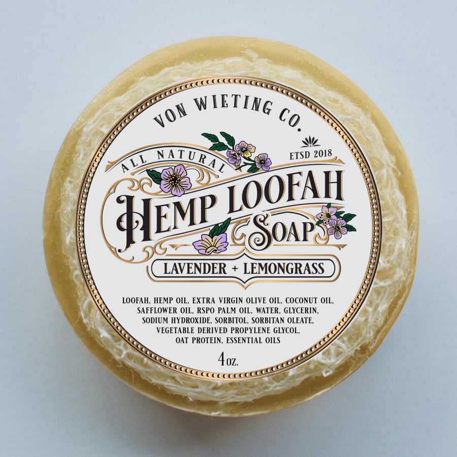Lavender Lemongrass Loofah Soap