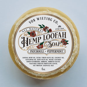 Patchouli Peppermint Loofah Soap